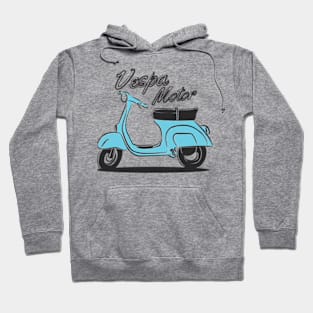 The Blue Vespa Motor Hoodie